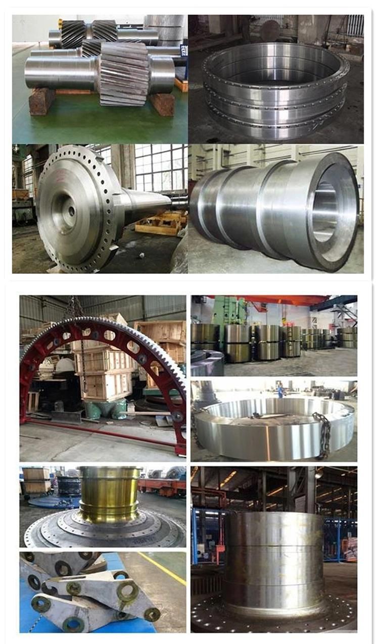 Foundry OEM Forging Steel Large Ring Gear / Ball Mill Gear Rim / Kiln Girth Gear with CNC Mahining