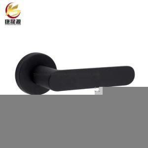 Brushed Stainless Steel Interior Bedroom Matt Black Door Lever Handle