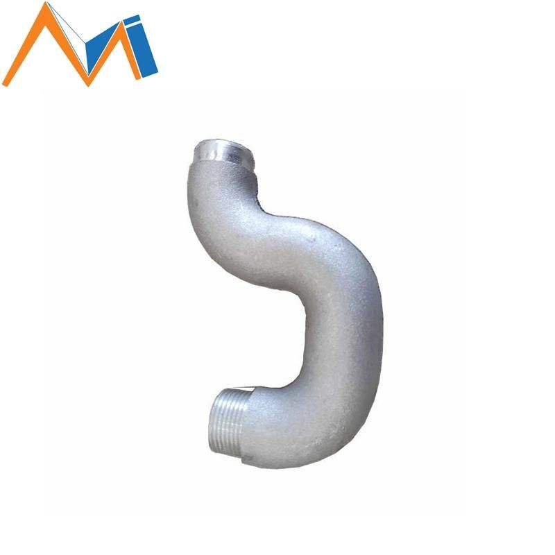 High Precision Aluminum Gravity Casting Sand Blasting Oil Connection Elbow
