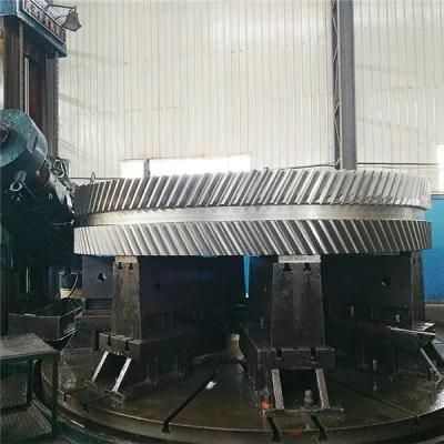 Large Diameter Cast Steel Spur Girth Gear for Ball Mill