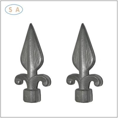 OEM Fashion Cast Wrought Iron Casting Fence Head