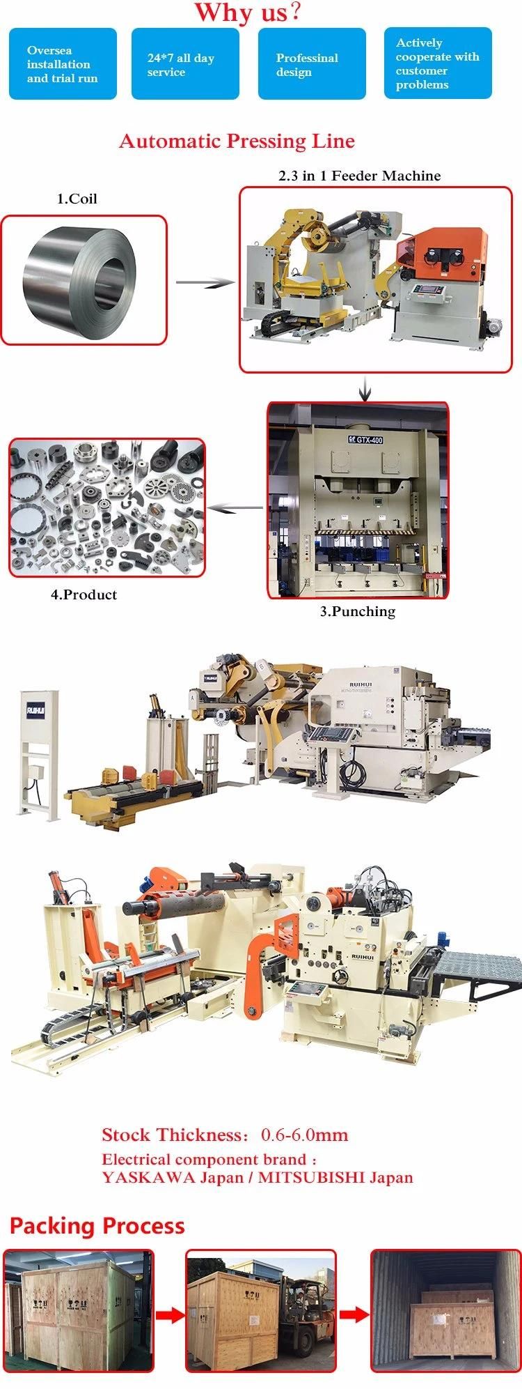 Steel Coil Compact Feeder Cut to Length and Slitting Line