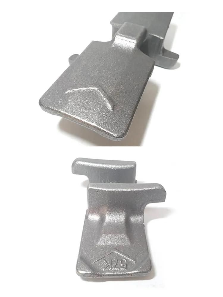 Densen Customized Ductile Iron Pre Coated Sand Casting Core Iron for Crawler Crane Track Shoe