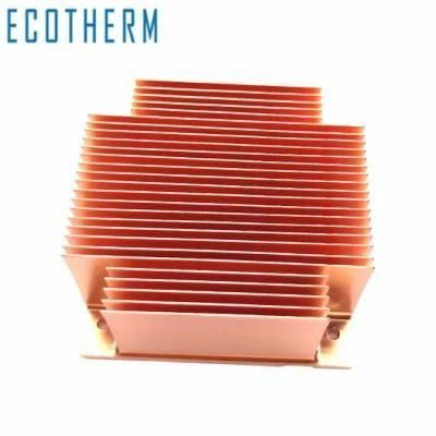 Skiving Heatsinks Amplifier Housing Liquid Cooling Aluminium Heat Sink