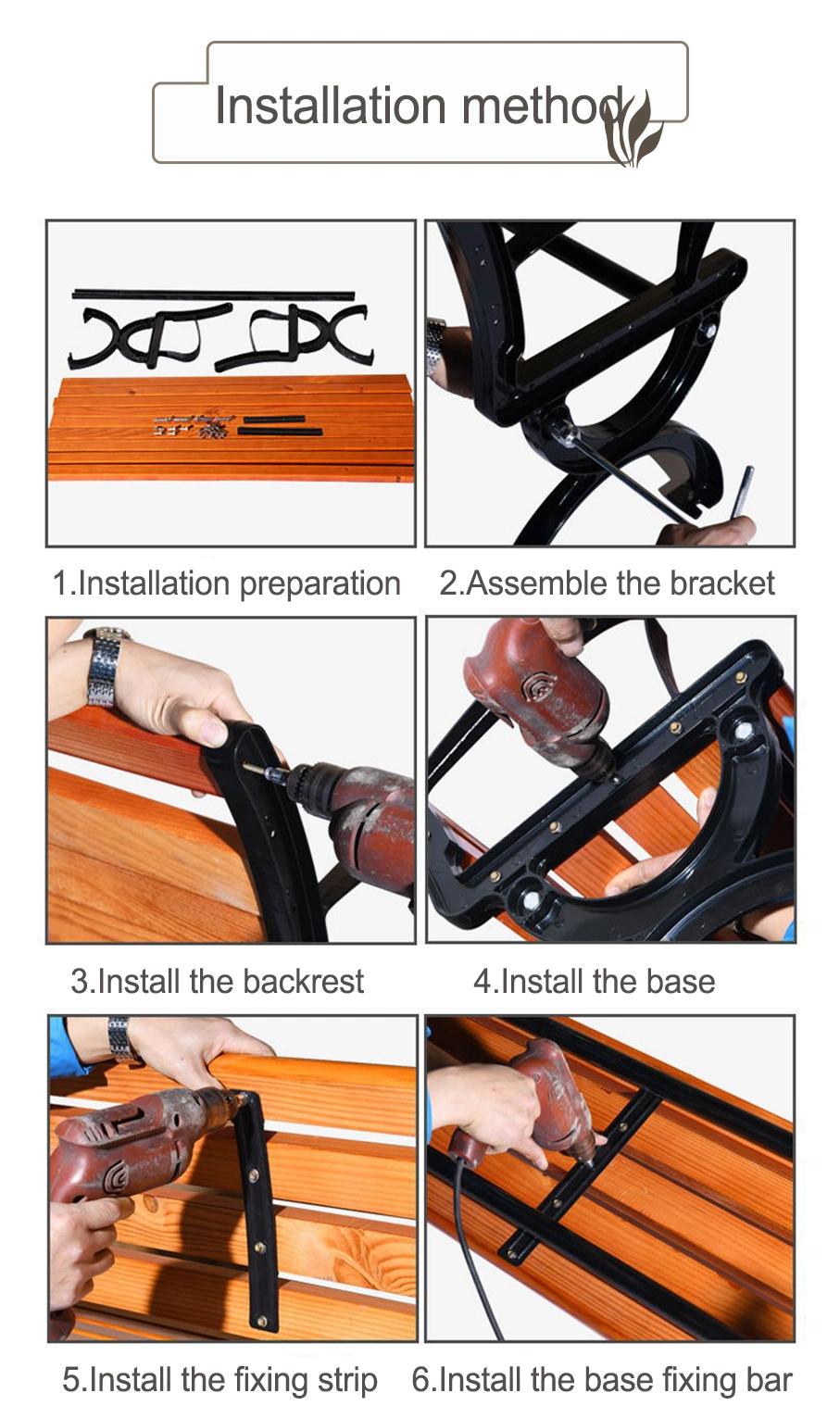 OEM Cast/Ductile/Grey Iron Resin Coated Sand Casting Bench Leg