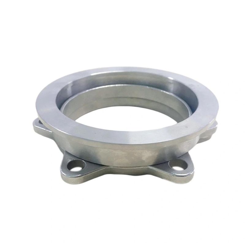 Stainless Steel Square Pipe Fittings Glass Door Clamp Lost Wax Casting Hardware Parts