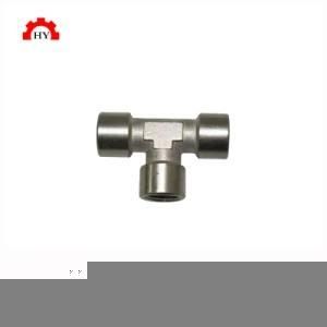 Forged Body 3000psi NPT BSPT Female Thread Stainless Steel Tee