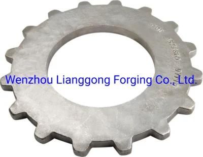 Customized Carbon/Alloy Steel Forging Excavator Drive Sprocket in Construction Machinery