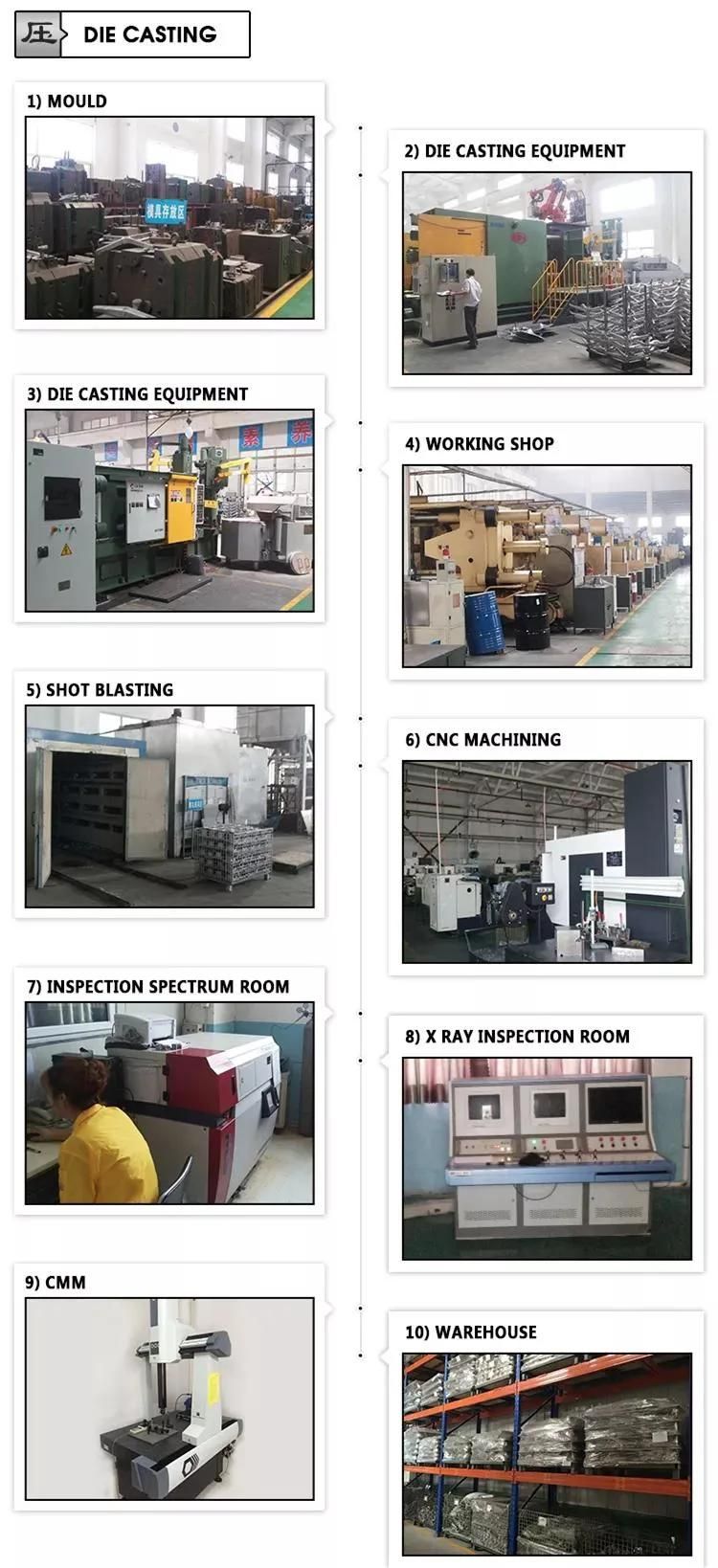 Customized Aluminum Zinc Alloy Die Casting Precision Metal Zinc Alloy Die Casting with Powder Coating