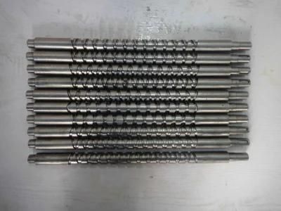 Chinese Manufacturer Carbon Steel Scroll Shaft by CNC Facing Machine