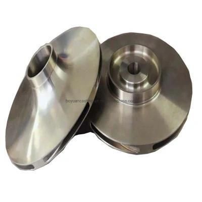 Aluminum Alloy Low Pressure Casting Closed Impeller Is Used for Conveying Slurry and Solid ...
