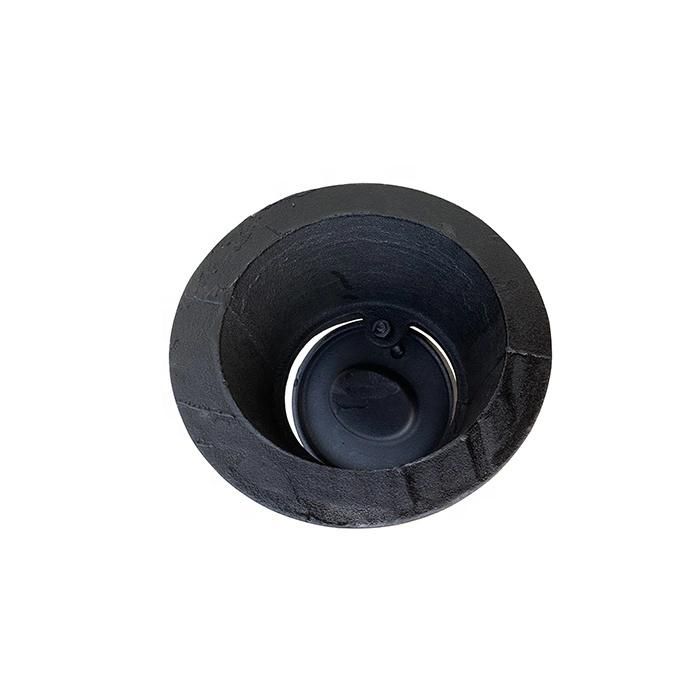 DIN Standard Round Black Ductile Cast Iron Surface Box for Gate Valve