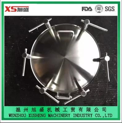 High Quality Stainless Steel Sanitary Dn400 Pressure Round Hatch