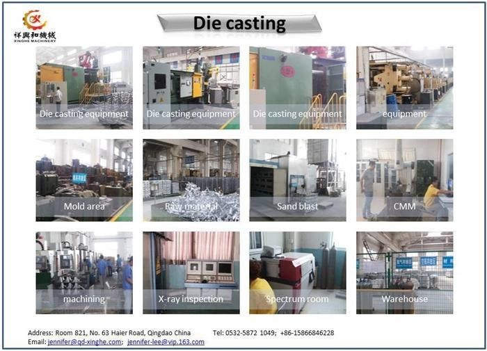 Customized Die Cast Aluminum ADC12 with Black Powder Coating