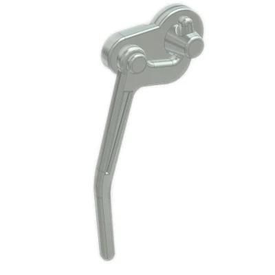 Zinc Plated Left Lock Francia Type with Keeper for Container Fitting