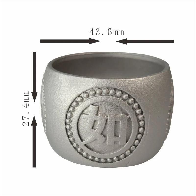 Wholesale Custom 12*18mm Stainless Steel Thumb Ring