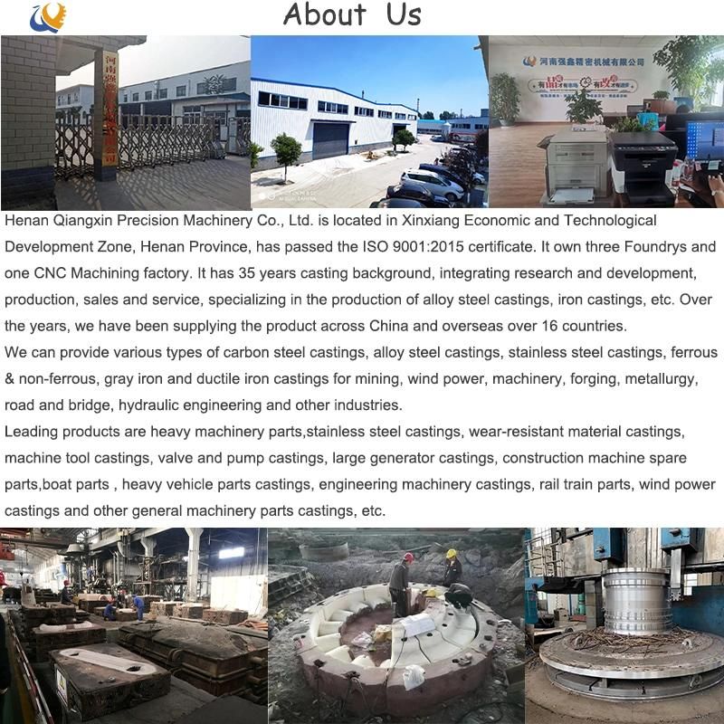 Sand Casting Planet Carrier/Fixed Beam/Saddle/Bracket/Rail Base/Frame/Pillow Block/Wheel Bearing/Cradle Roll/Shaft/Guide/Chock/Heavy Rolling Mill Housing