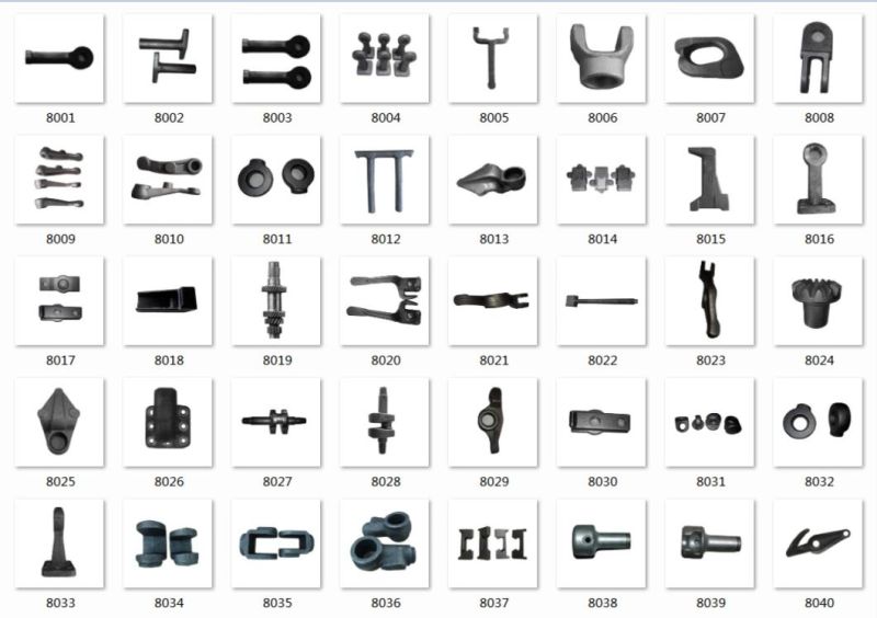 Adopt Hot Die Forging Process to Produce Automobile Spare Parts Construction Machinery Spare Parts Railway Spare Parts