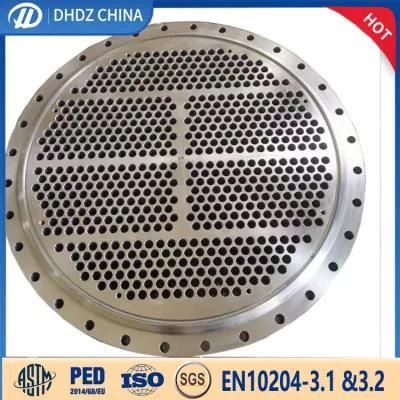a 182 F304 Tube Sheet for Heat Exchanger