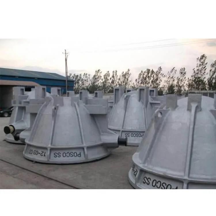 Densen Customized China Slag Pot Steel Casting, Carbon Steel Slag Pot Castings with Sand Process, Qt600 Slag Pot Castings