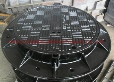 Une124 D400 Ductile Iron Manhole Covers with Capacity 40 Tons