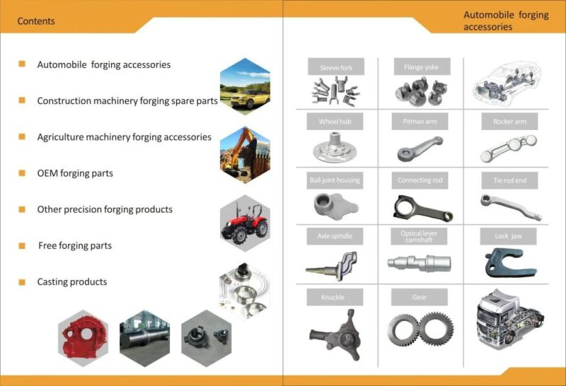 Forged Auto Parts/ Carbon Steel Forging/ Alloy Steel Precision Forgings