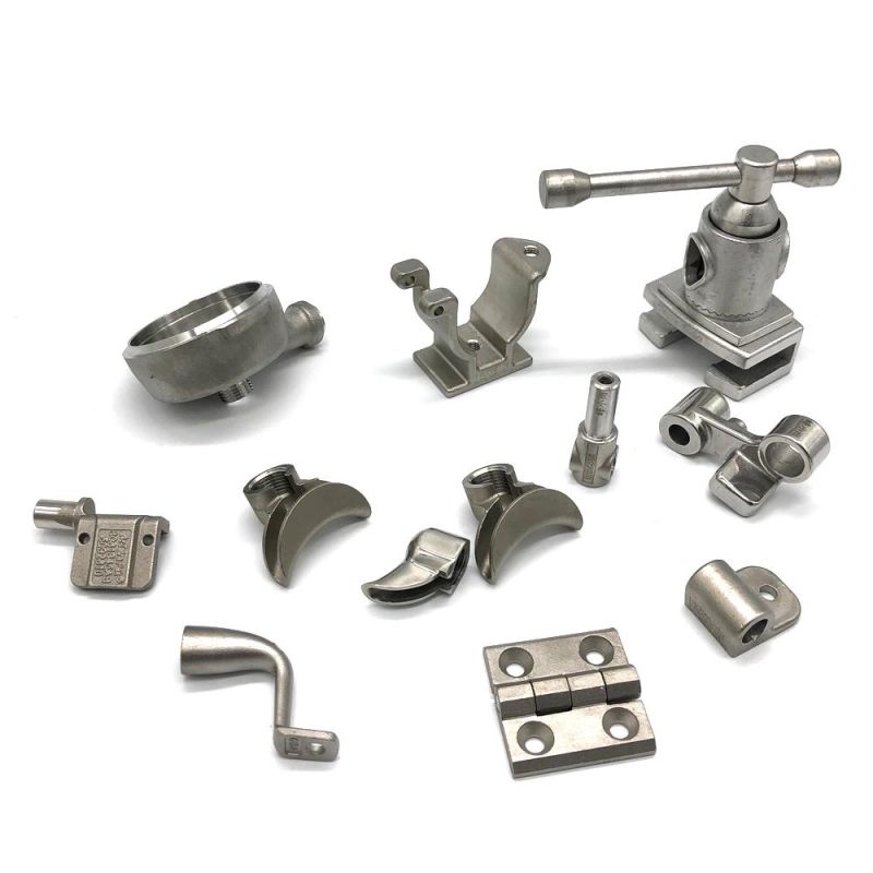 Lost Wax Casting Stainless Steel Screwed Threaded Pipe Fittings Hardware Parts Handle Hinge