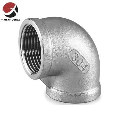 OEM Customized Precision Investment Casting Part Pipe Fittings Threaded Screwed BSPT NPT ...