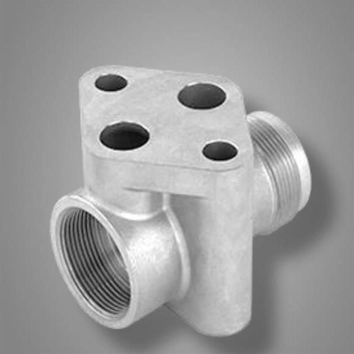 Stainless Steel Pipe Fittings Tee Lost Wax Castings Machinery/Auto Parts