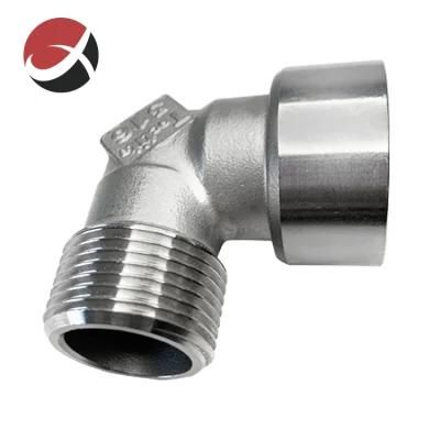 PED Sanitary Investment Casting Stainless Steel Elbow Pipe Fitting Lost Wax Casting with ...