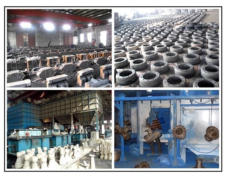 DIN Standard Round Black Ductile Cast Iron Surface Box for Gate Valve