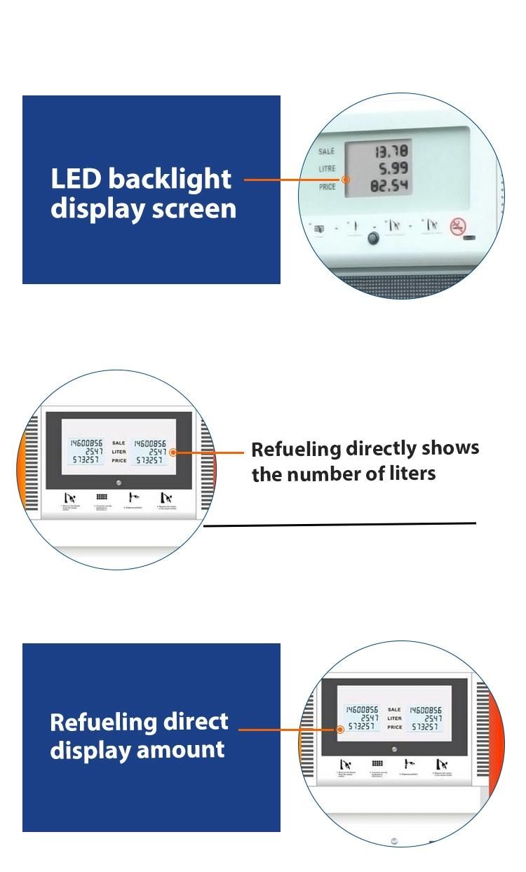 2.2 M Luxurious Fuel Dispenser with LCD