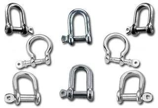 Standard Commercial EU Type Stainless Steel D Shackle