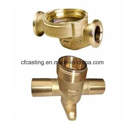 OEM Sand Bronze Casting Water Meter Body