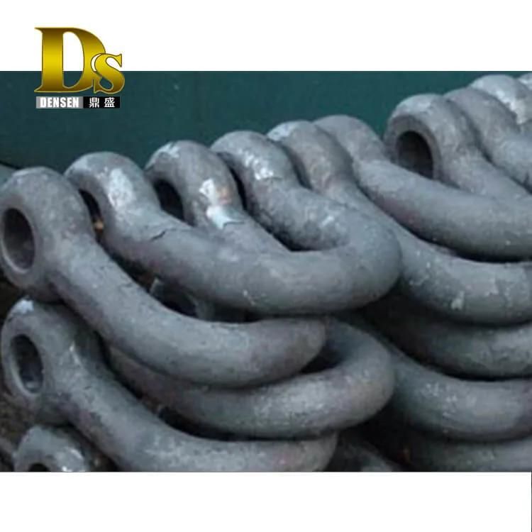 Densen Customized Carbon Steels Forgings Shackles for Civil Engineering Fabricated Foundation Boxes or Tubes