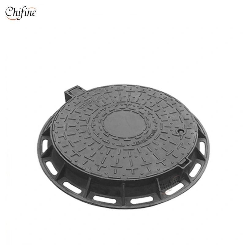 En124 D400 43kg Ductile Iron Cast Manhole Cover for Roumania Customer
