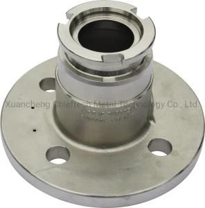 Pipe Joint Coupling Lost Wax Castings Machined Components Stainless Steel Castings
