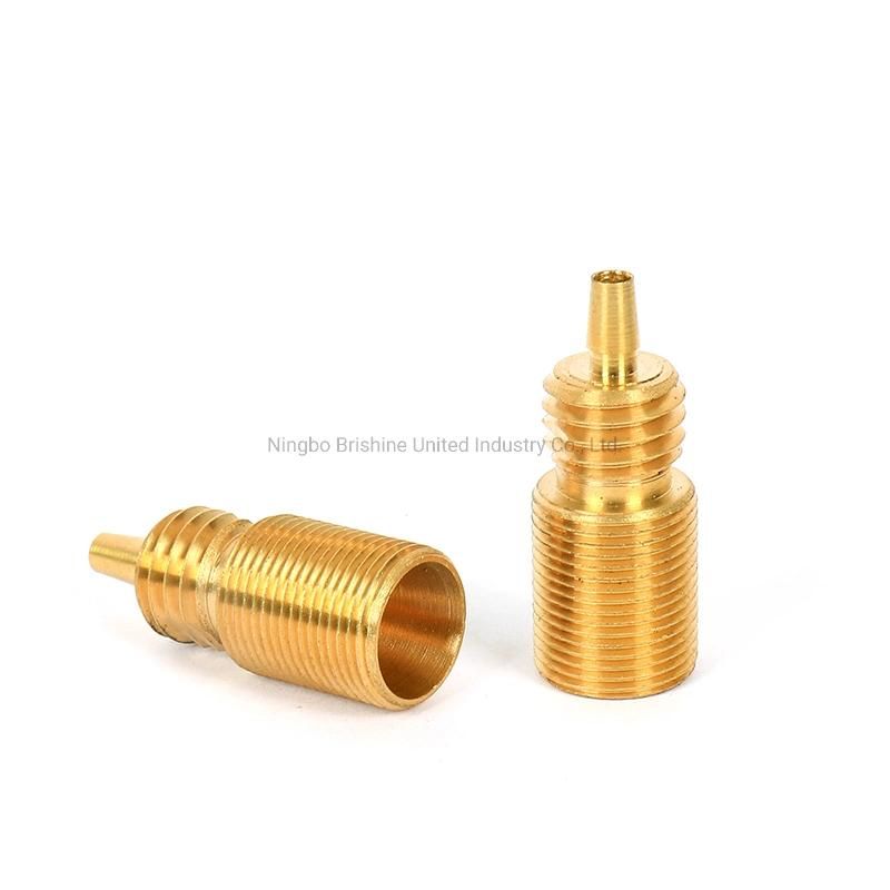 Custom Machining Services Brass Copper Turned CNC Lathe Parts