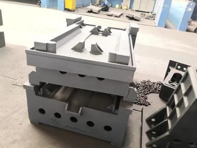 Highly Accurate Grey or Ductile Iron Cast Vertical CNC Lathe Bed