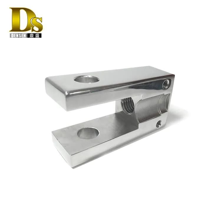 Densen Customized Stainless Steel Silica Sol Investment Casting and Machining and Mirror Polished Door Hinge Holder