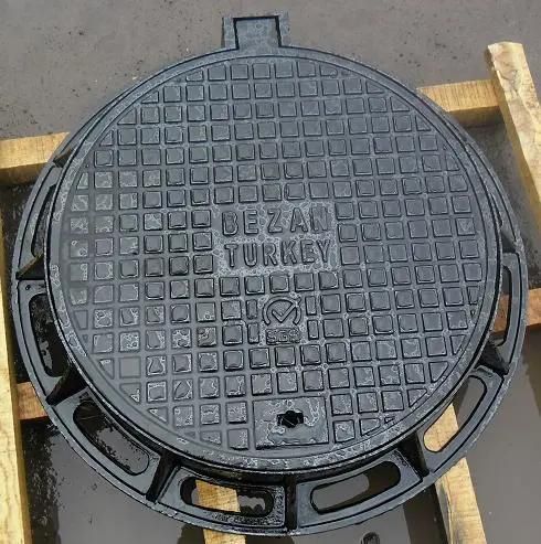 China D400 Test Load Square Frame Two Semi-Circle Manhole Covers