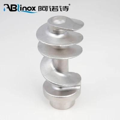 Auto Parts Stainless Steel Cast Meat Mincer Feedscrew