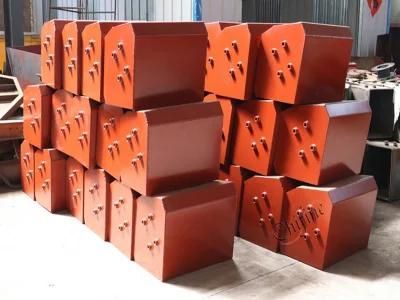 Mining Industry Conveyor Spare Parts Iron Elevator Bucket/Hopper