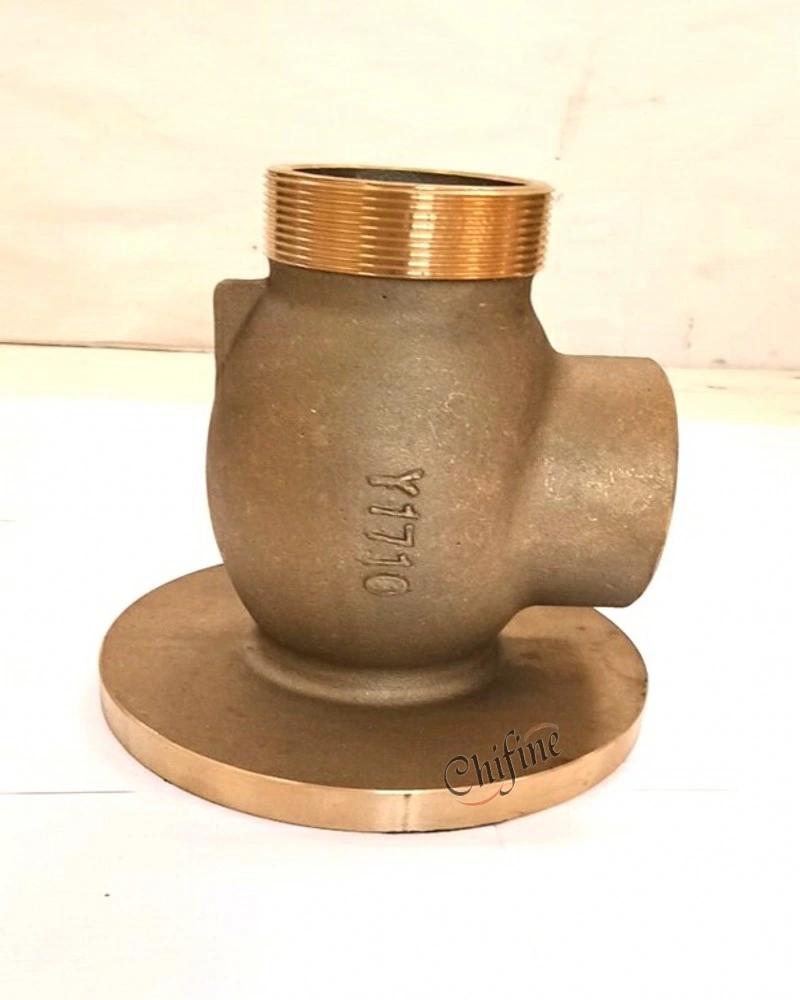 Customized Lost Wax Bronze Water Pump Brass Impeller