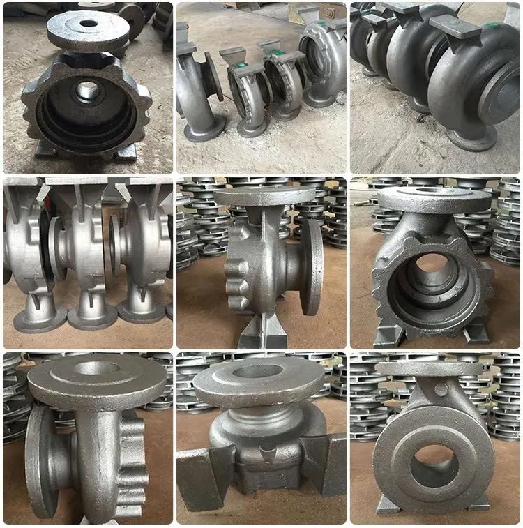OEM Sand Cast Stainless Steel/Aluminum/Gray Iron Pump Casting Parts Customized Made Pump Case Housing Pump by Lost Wax Investment Die Casting with CNC Machining