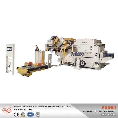 Decoiler Straightener Feeding Machine in Ford Factory (MAC4-1600F)