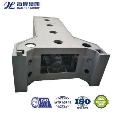 Large Cast Iron CNC Machine Tools Base Bed Workplate Column Casting