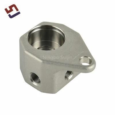 OEM Manufacturer Customized Lost Wax Casting Stainless Steel Oil Feed Flange Adapter for ...