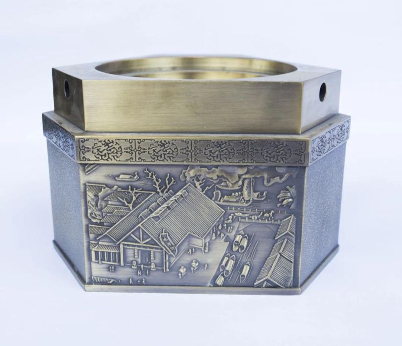 CNC Machined Electroplate Zinc Alloy Die Casting Statues