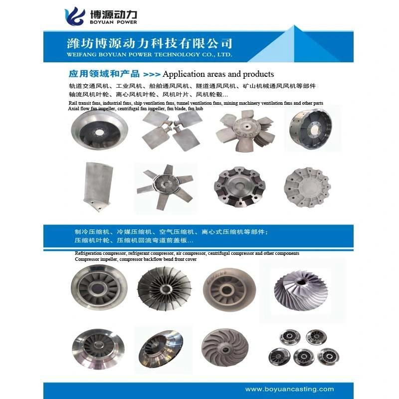 Refrigeration Equipment Special Aluminum Alloy Wing Type/Adjustable Fan Blades for Cooling Tower with High Quality